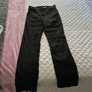 Levi Strauss & Co Black High Rise Straight Jeans